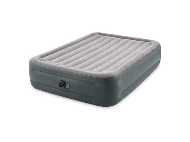 Photo 1 of Intex Dura Beam Essential Rest Blow Up Queen Mattress Air Bed with Built In Pump