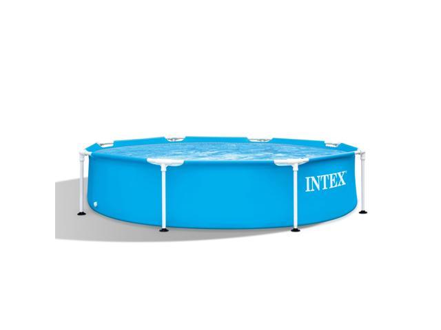 Intex 28205EH 8' X 20" Rust Resistant Durable Steel Metal Frame Swimming Pool