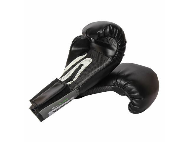 Everlast 12oz Pro Style Power Training Boxing Gloves in White/Black 