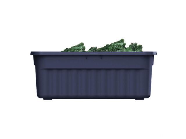 Rubbermaid Roughneck Storage Box 21 1/5w x 43d x 17 7/8h Dark Indigo  Metallic