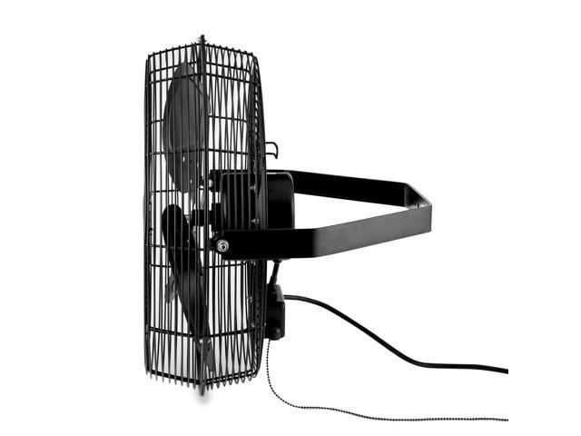ILIVING Inch Wall Mounted Variable Speed Indoor Outdoor Weatherproof Fan CFM Black