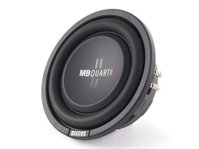 MB Quart DS1-204 400 Watt 8 Inch Shallow Slim DVC 4 Ohm Car Sub, Single Speaker