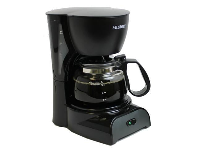 Mr. Coffee 4-Cup Switch Coffee Maker, Black (DR5-NP) 