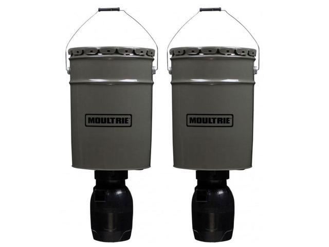 Moultrie 6 5 Gallon Directional Auto Timer Deer Feeder 2 Pack