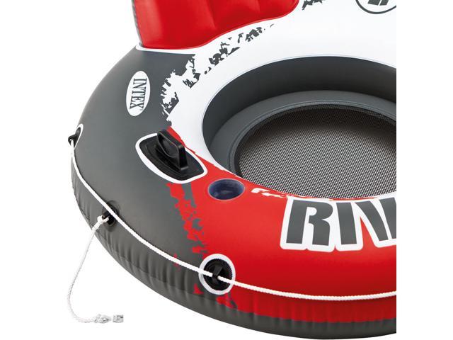 10 Pack Intex River Run 53" Inflatable Floating Water Tube Lake Pool Ocean Raft 