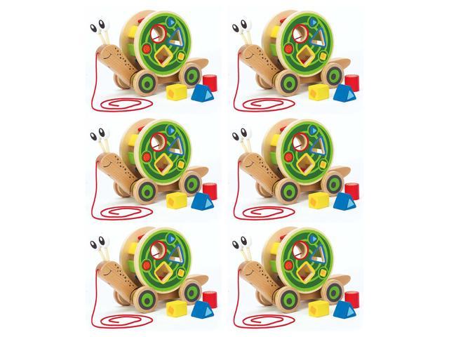 hape snail pull toy