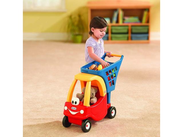 little tikes cozy coupe shopping cart red