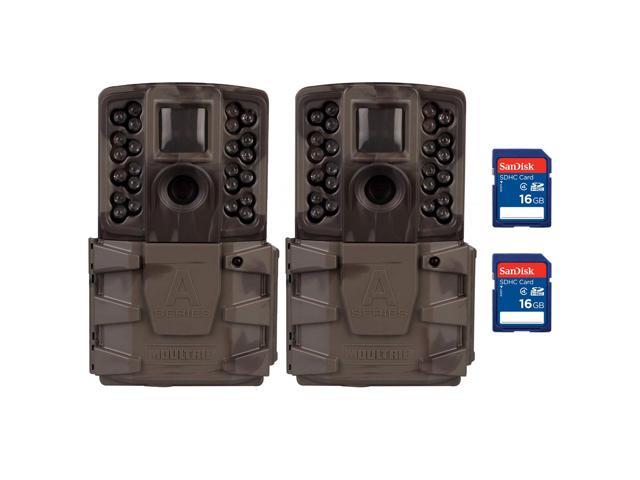 Moultrie A 40 Pro 14mp Low Glow Infrared Game Trail Camera With Sd Card 2 Pack Newegg Com