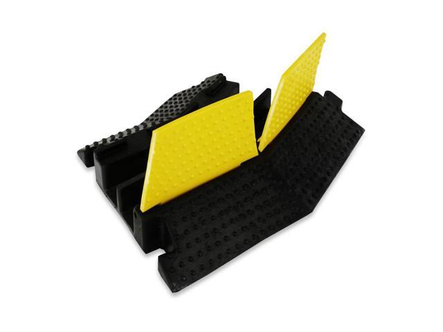 Pyle 14 6 Inch Protective Cable Wire Floor Ramp Track Cover Left Turn Curve Newegg