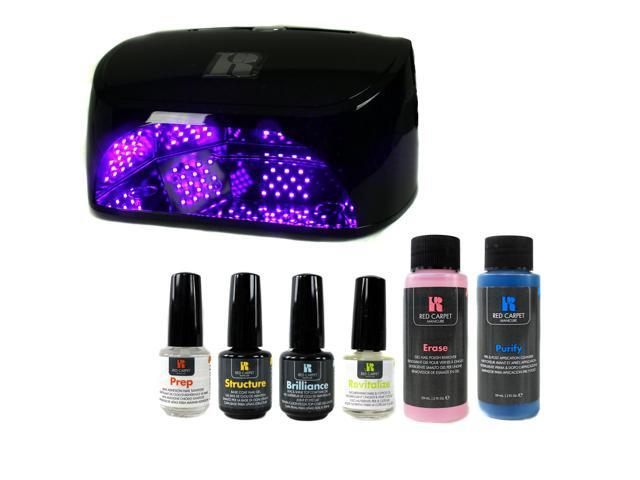 Red Carpet Manicure 5 Finger Led Gel Nail Polish Curing Lamp