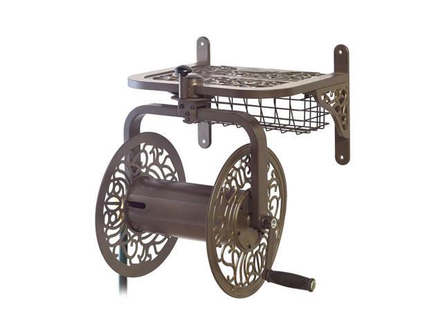 Liberty Garden Decorative Cast Aluminum Navigator Rotating Hose Reel - Aluminum Garden Hose Reel Cart Liberty Garden Decorative Cast Aluminum Navigator Rotating Hose Reel - Aluminum Garden Hose Reel Cart