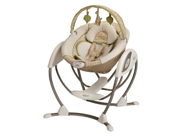 Graco Glider Petite Lx Baby Infant Swing With Mobile Toys Raffy 1855760 Newegg Com