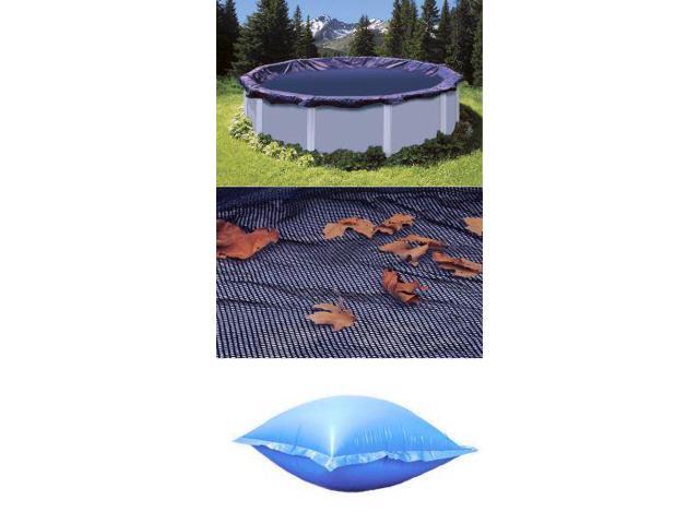 Swimline 15 Round Above Ground Swimming Pool Cover Leaf