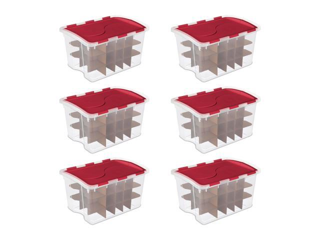 Sterilite 6 Pack 48 Quart Hinged Lid 270 Total Holiday Ornament Storage Bo Newegg Com - Sterilite Clear Ornament Storage Box 45 Ornaments Sterilite 6 Pack 48 Quart Hinged Lid 270 Total Holiday Ornament Storage Bo Newegg Com - Sterilite Clear Ornament Storage Box 45 Ornaments