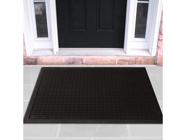 Rubber Entrance Scraper Doormat 18 X 30 Entrance Rug Indoor Outdoor Door Mat Shoe Scraper Entryway Garage And Laundry Room Floor Mat