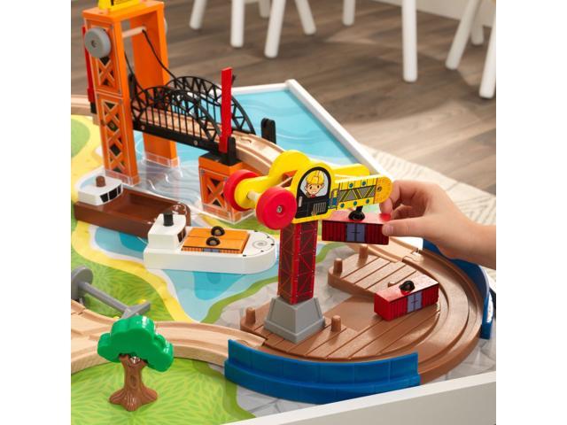 kidkraft railway express train set & table