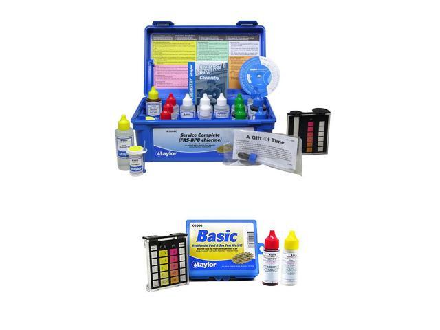 Taylor K-2006C Complete Swimming Pool Chlorine Test Kit w/ Bonus Basic