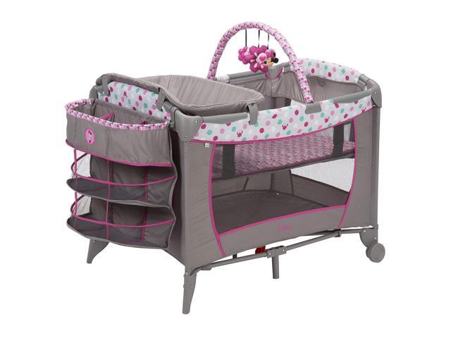 minnie mouse pack and play with bassinet
