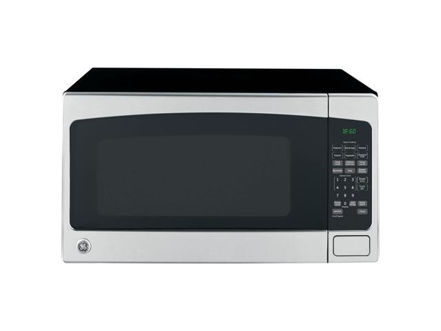 GE 2.0 Cubic Foot Countertop Microwave Oven, Silver.