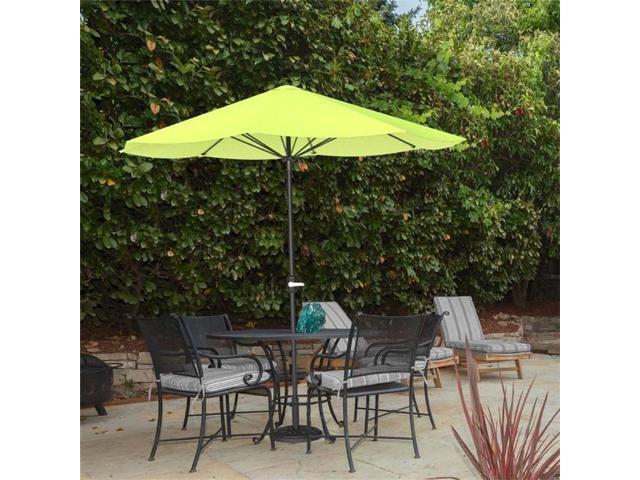 Pure Garden 50 101 Lg 9 Ft Patio Table Umbrella Green Newegg Com