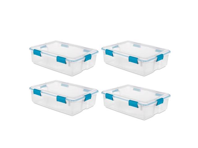 thin plastic storage bins