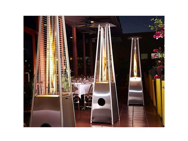 Az Patio Heaters 91 Tall Matte Black Quartz Glass Tube Patio