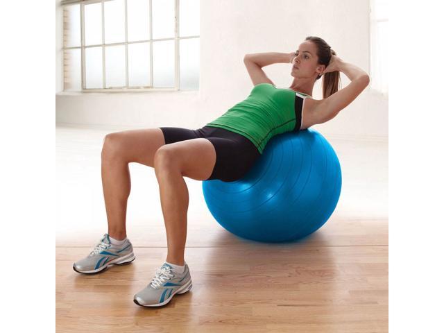 Gaiam Adjustable Custom Fit Balance Ball Chair Stability Ball