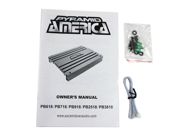 Pyramid PB918 2000W 2 Channel Car Audio 