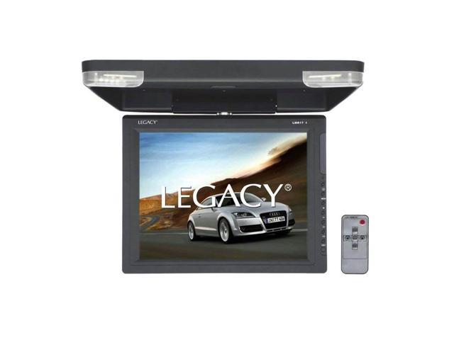 Legacy LMR17.1 Hi-Res 15.1-Inch Flip Down Roof Mount LCD Video Display Monitor and IR Transmitter