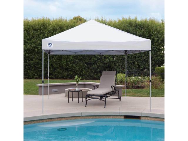 Z Shade 10 X 10 Peak Canopy Straight Leg Instant Shade Tent Shelter 2 Pack Newegg Com