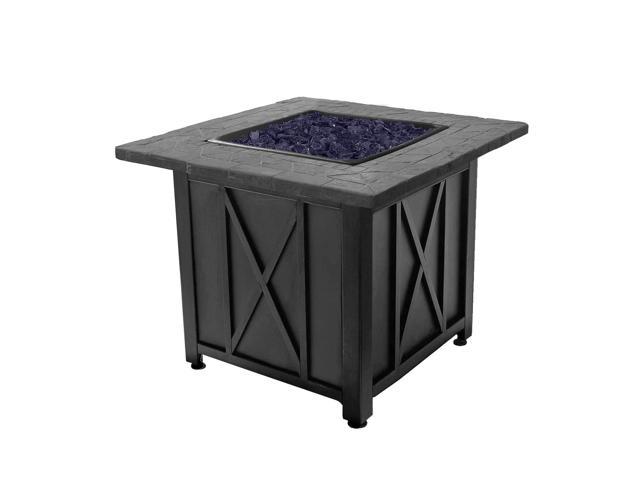 Blue Rhino Endless Summer Outdoor Propane Gas Blue Lava Rock Patio