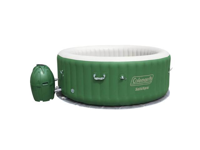 Coleman SaluSpa 6 Person Inflatable Hot Tub, Green