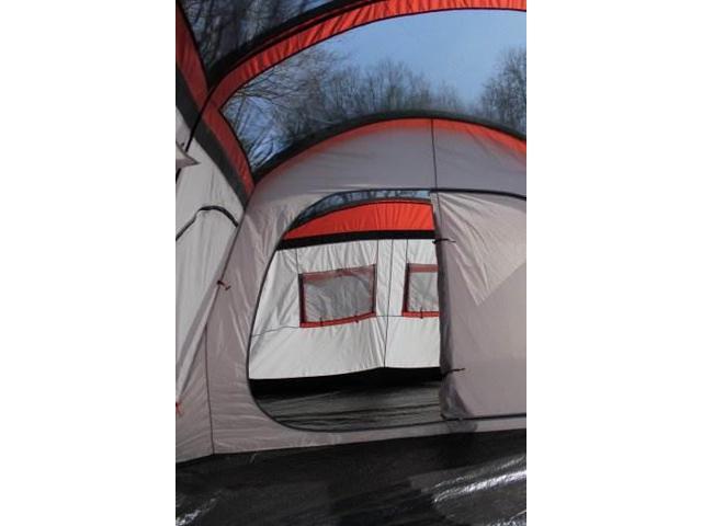 Tahoe Gear Glacier 12 To 14 Person 3 Season Family Cabin Tent Red