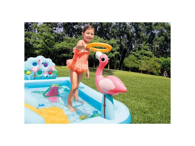 intex jungle adventure play center inflatable kiddie spray wading pool
