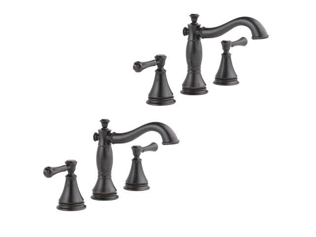 Delta Faucet Cassidy 2 Handle Widespread Lavatory Venetian