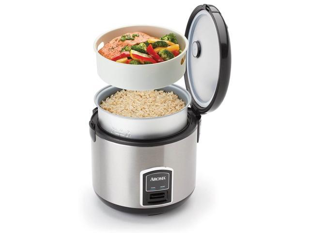 Aroma Housewares ARC-900SB 10-Cup Stainless Steel Cool Touch rice