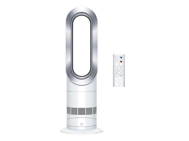 Dyson Am09 Bladeless Fan Heater W Remote White Silver