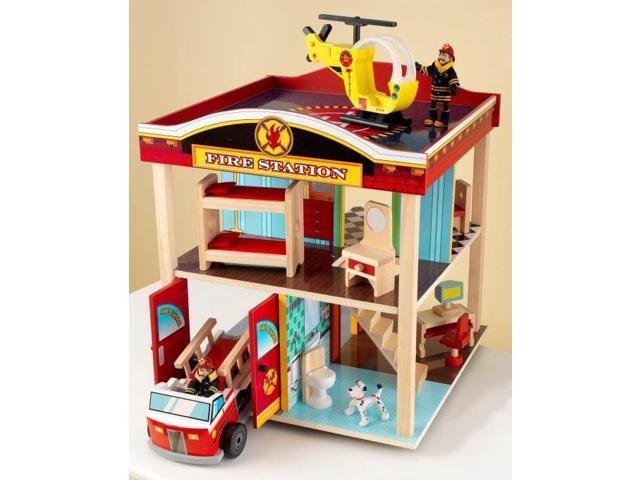 fire station toy set