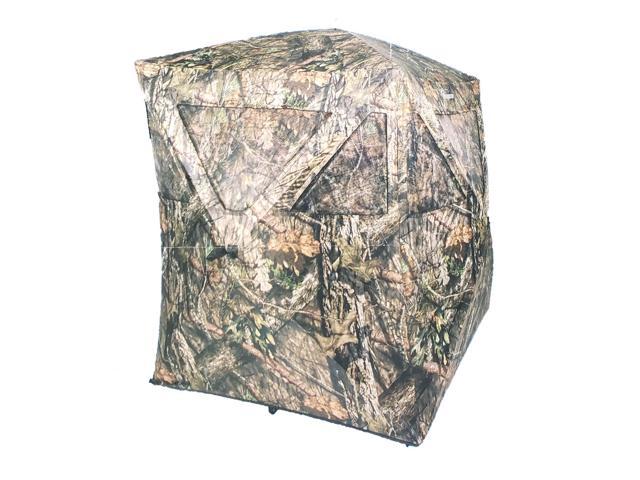 Ameristep Brickhouse 3 Person Durable Hunting Ground Blind With Realtree Edge 4 Pack Hunting Ground Blinds Ground Blinds Hunting Blinds