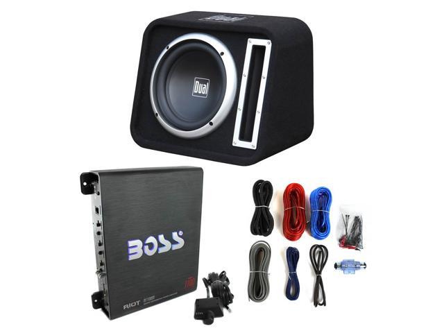 dual sbx100 10 inch vented subwoofer bandpass box