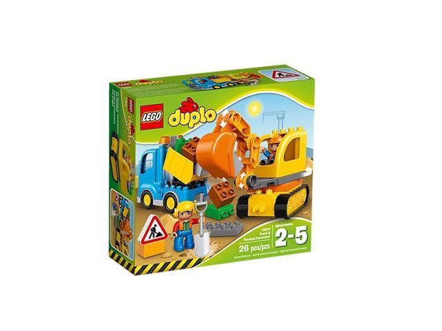 truck and tracked excavator duplo