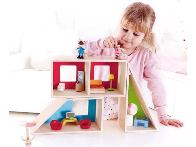 hape geometric dollhouse