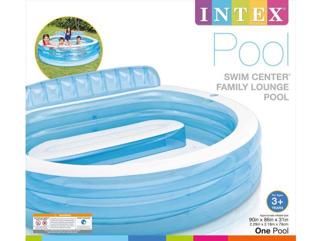 intex swim center family inflatable lounge pool