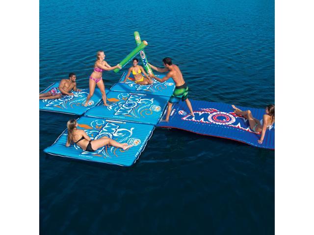 inflatable lake mat