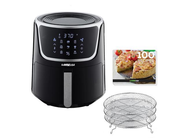 GoWISE GW22956 7-Quart Electric Air Fryer with Dehydrator and Stackable Racks