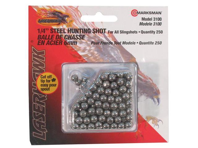 Marksman Hunting Shot MA3100 1/4" diameter steel hunting shot For us 250 count