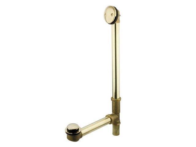 Kingston Brass Pdtt2202 20in Tub Waste And Overflow With Tip Toe Drain Polished Newegg Ca