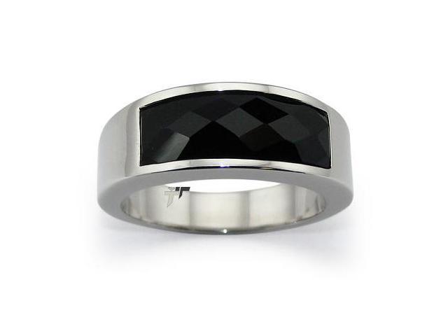 Stainless Steel Ladies Ring 8.5mm - Newegg.com