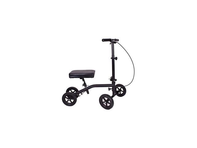 Photo 1 of Carex Economy Rolling Knee Walker with Comfortable Padding - Steerable Knee Scooter for Foot Injuries with Hand Brake - Crutch Alternative