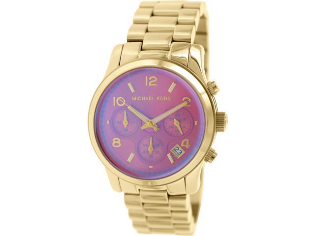 purple michael kors watch